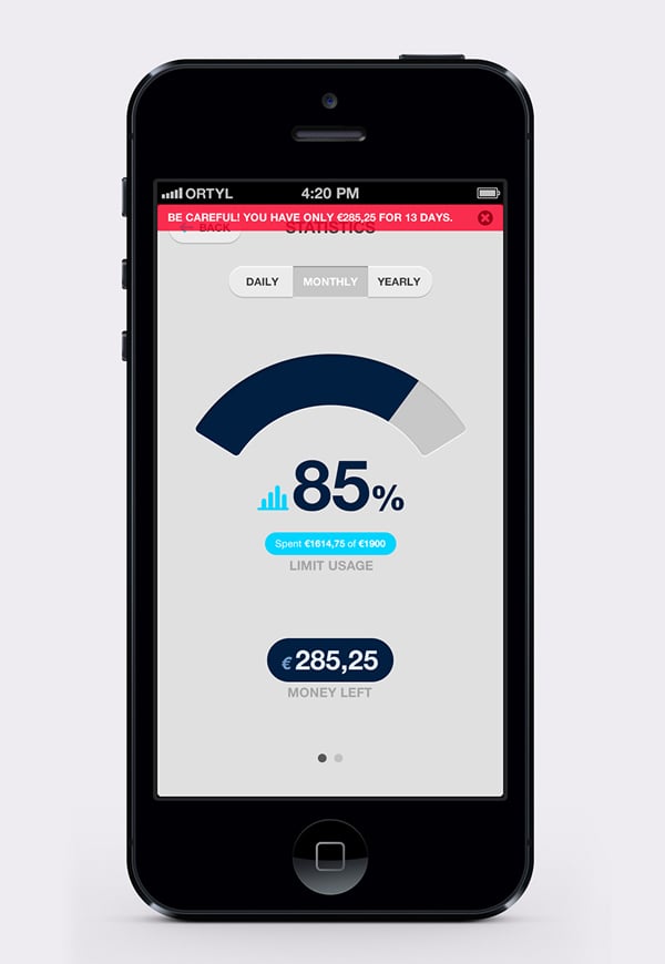 Flat Web Design Mobile Apps Featuring Graphs