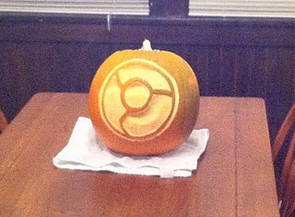 Google Chrome Halloween pumpkin