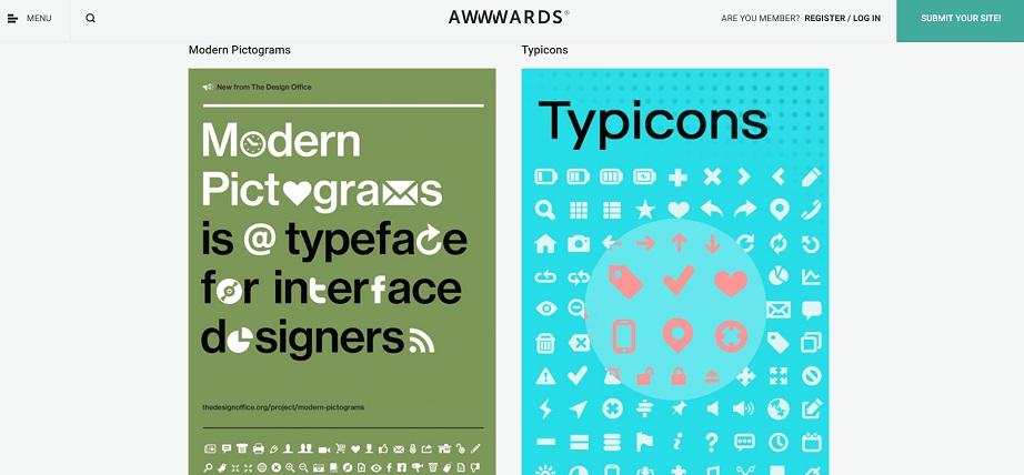 Awwwards free vector