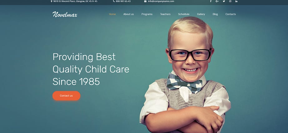 Best primary school website design - novelmax