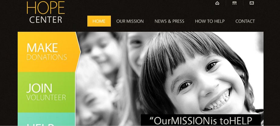 Hope Charitable Trust Website Template