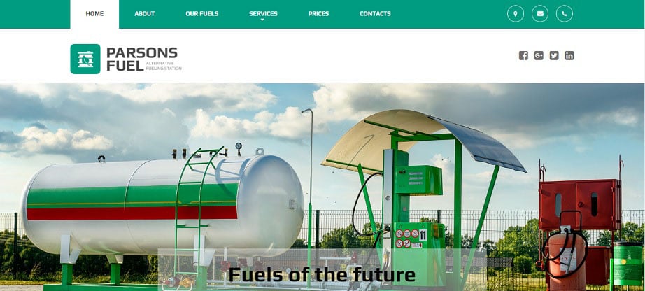 Parsons Fuel Industrial Theme