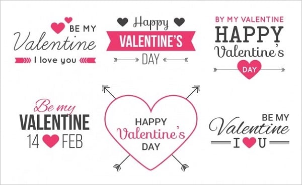 Valentine Vector Design Elements