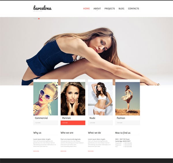 Website Template with jQuery Slider