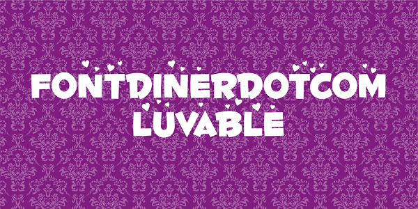 Fontdinerdotcom Luvable Font