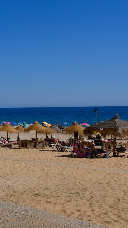 Parasols, Praia de Quarteira