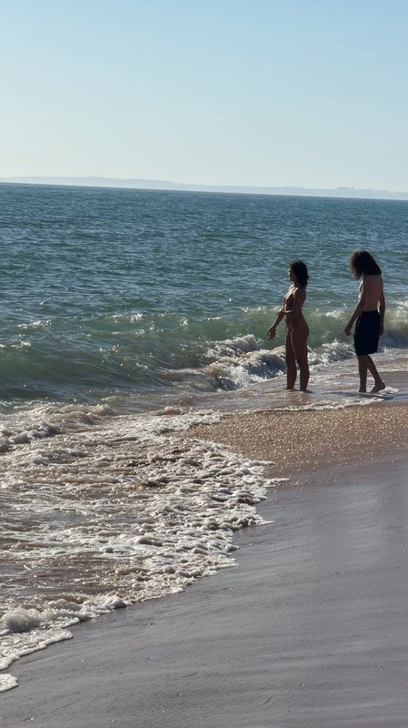 The Atlantic at Praia de Faro