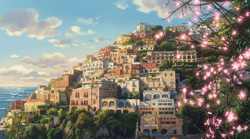 Amalfi Coast colorful cliffside villages